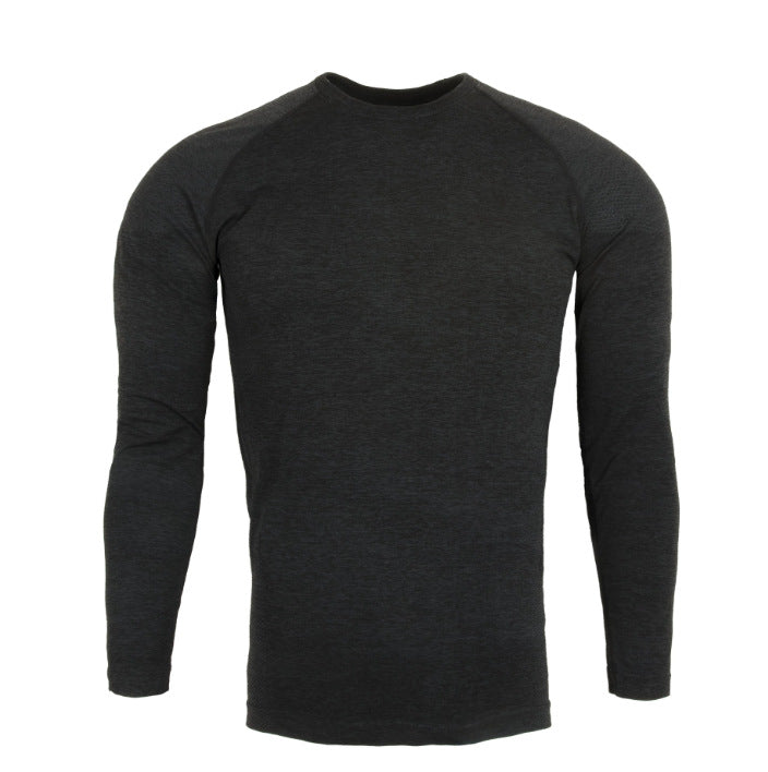 Seamless Long-sleeve Zipper Training Fitness Outdoor Strong Top Slim Fit